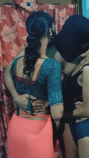 I fuck my wife&#039;s best friend tight pussy sex video, viral desi Indian wife&#039;s friend fuck cought by wife threesome&hellip;   Clip 1
