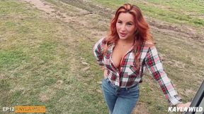 Horny Redhead Wife Ditches Husband to Fuck Campground Stud with Squirting and Creampie