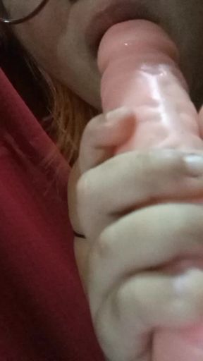 Using my toy as a real penis