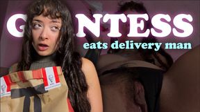 The girl next door is nauthy; she grows giant and devours you