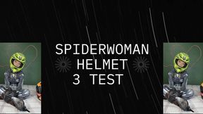 test 3 helmet spiderwoman leather