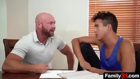 Stepdad Teaches His 18–Year–Old StepSon Some Hardcore Gay Lessons
