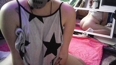 Needy Pup Gets Fucked Raw by Her 10in Dildo