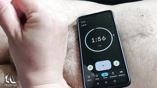 Can he cum into 2 minutes?