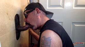 ”Young Black Executive At The Gloryhole”