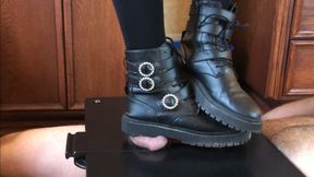 Goddess Kate Combat Boots Ballbusting