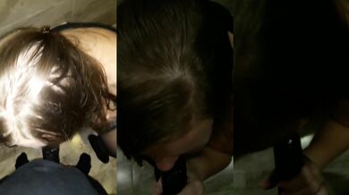 Chubby slut takes first BBC at the night club