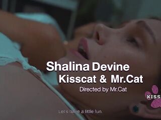 Step Daughter Catches Step Mommy in Shared Couch! U're Not Sufficiently - Kisscat & Shalina Devine