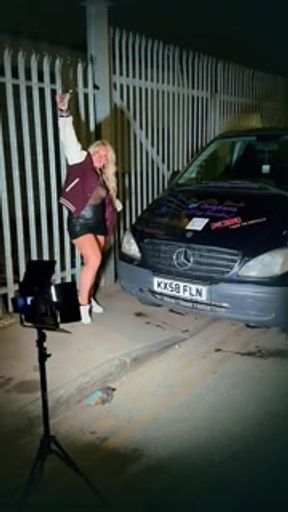 Dogging in plain sight on main public British road!