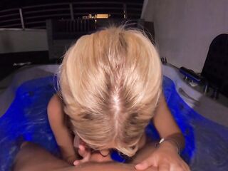 Banging in a public jacuzzi