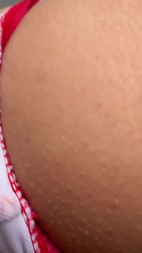 Fucking my petite girlfriend by the pool on vacation. Cum on face   Clip 1