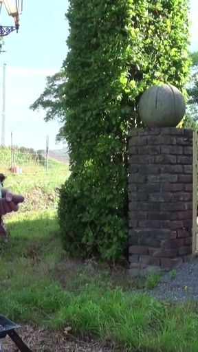 Iconic moment from &quot;German Step Mom catch Step Son wank in Garden and Help with Fuck&quot;