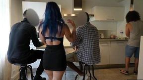 French MILF with monstrous ass fucked hard