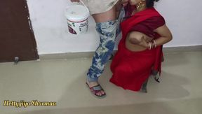 Indian XXX Housewife Fucked by Painter When Nobody at Home