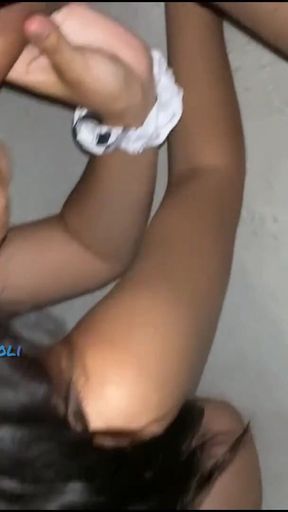 Unforgettable moment from &quot;My sister-in-law, who squeezes her when she is alone at home, I find her in very hot lingerie&quot;