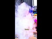 Tattooed Blonde Latina Vaping in Lingerie, So Horny Cherrykath