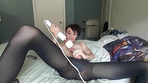 Enormous schlong transsexual vibrator fun