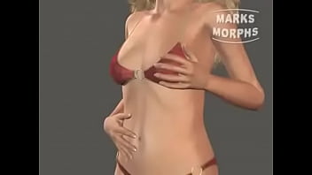 Blonde Breast and Belly Expansion