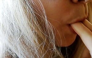 Cheese cake, bitch spanked herself and fucked with a vior
