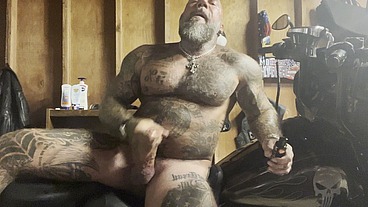 Jerking off on my Harley