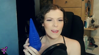 Jessica Bloom Riding Monster Dildos - Multiple Anal Orgasms In Chastity