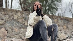 Elegant Puff Smoke Tease POV