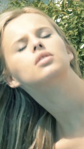 Jillian Jansen Takes A Break From Sunbathing To Cool Off In   Clip 2
