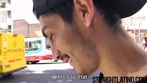 Latin pickup encounter leads to facial cum shot