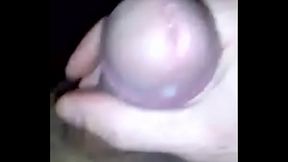 Masturbando mi polla grande y gorda, verga, leche