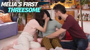 Mellis First Threesome Ep1 Of 3 - Amateur Babe Melli Is Seduced By Paulita & Mario With Paulita Pappel