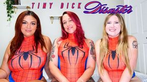 Spiderman Threesome Humiliation: Tiny Dick Disaster 720