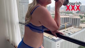 flight attendant fiona joi bbc dildo solo