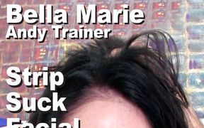 Bella Maree & Andy Trainer: Pov suck, facial