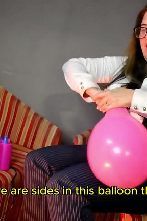 Balloons Stuffing Humiliation - Bunny Looner eng Sub - Spa Audio