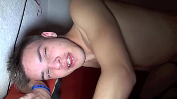 the frenchj twink fucked by badboy in jogign and sneaker