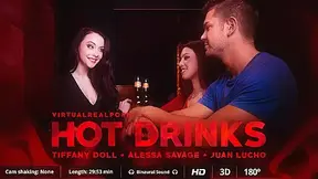 Alessa Savage Juan Lucho Tiffany Doll in Hot drinks - VirtualRealPorn