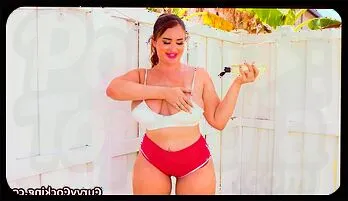 Oiled-Up PAWG Latina Takes Her Trainer’s Thick Cock