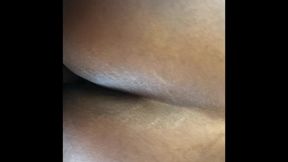 Ebony Slut MILF in Public - POV Backshot