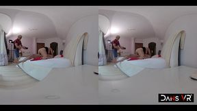 Lana Wolf'_s Legs Shake as She'_s Spitroasted By Throbbing Cocks!