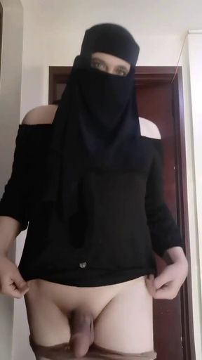 Hijab Trans Jade is a Whore   Clip 1