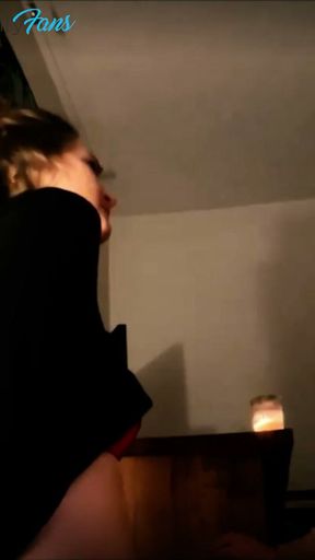 Webcam fun for our fans - intimate foreplay on Friday evening Part 1   Clip 1