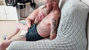 Stepmom sucks cock so well until I cum