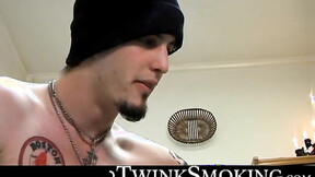 ”Straight jocks Billy da Kidd & Axel fires up smoke & start their prick rockin”