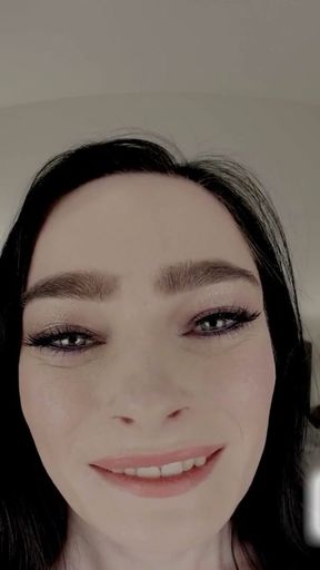 TRANSVR - Grace Iris Gives A Sexy Footjob On POV Video   Clip 1