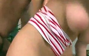 Skinny tight teen with big tits banged in her bath...
