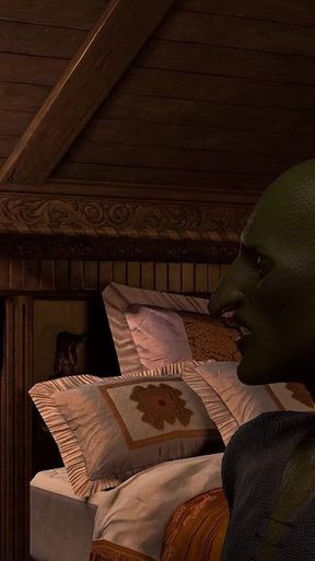 Goblin Pounding Thick Elf Ass Standing