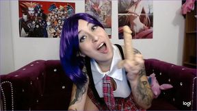 egirl nympho had orgasm with ahegao face