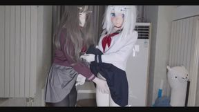 Kigurumi chastity lock transvestite intercourse