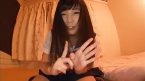 Aimi Usui stunning Asian teen in hot solo action