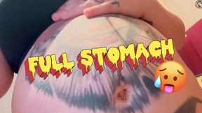 Full bloated stomach